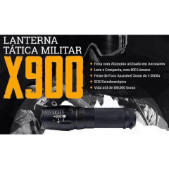 Lanterna Tática Policial Militar X900